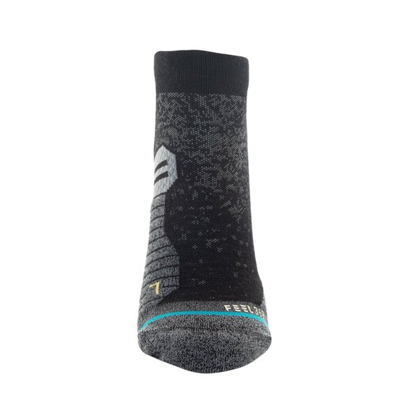 Stance Performance Run Wool Tab ST Low Cut Socks Black Grey Small A248A20RWT - Picture 8 of 11